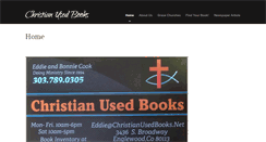 Desktop Screenshot of christianusedbooks.net