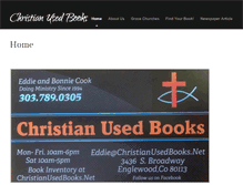 Tablet Screenshot of christianusedbooks.net